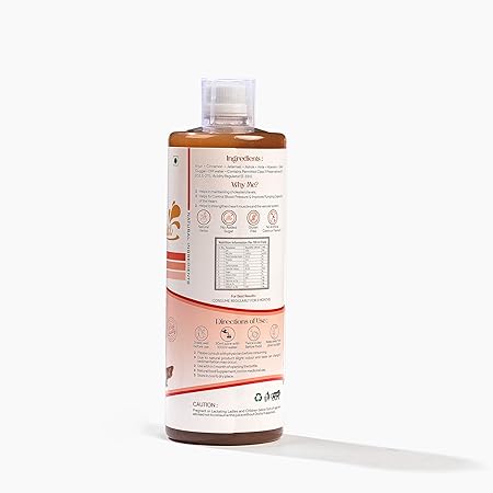 Ayurvia Heart Well BP Care Juice - 1L | Ayurvedic BP & Cholesterol Control Juice | Arjun, Amla, Ashok, Cinnamon | No Sugar | Herbal Tonic for Heart Health & Blood Pressure Support - Image 2