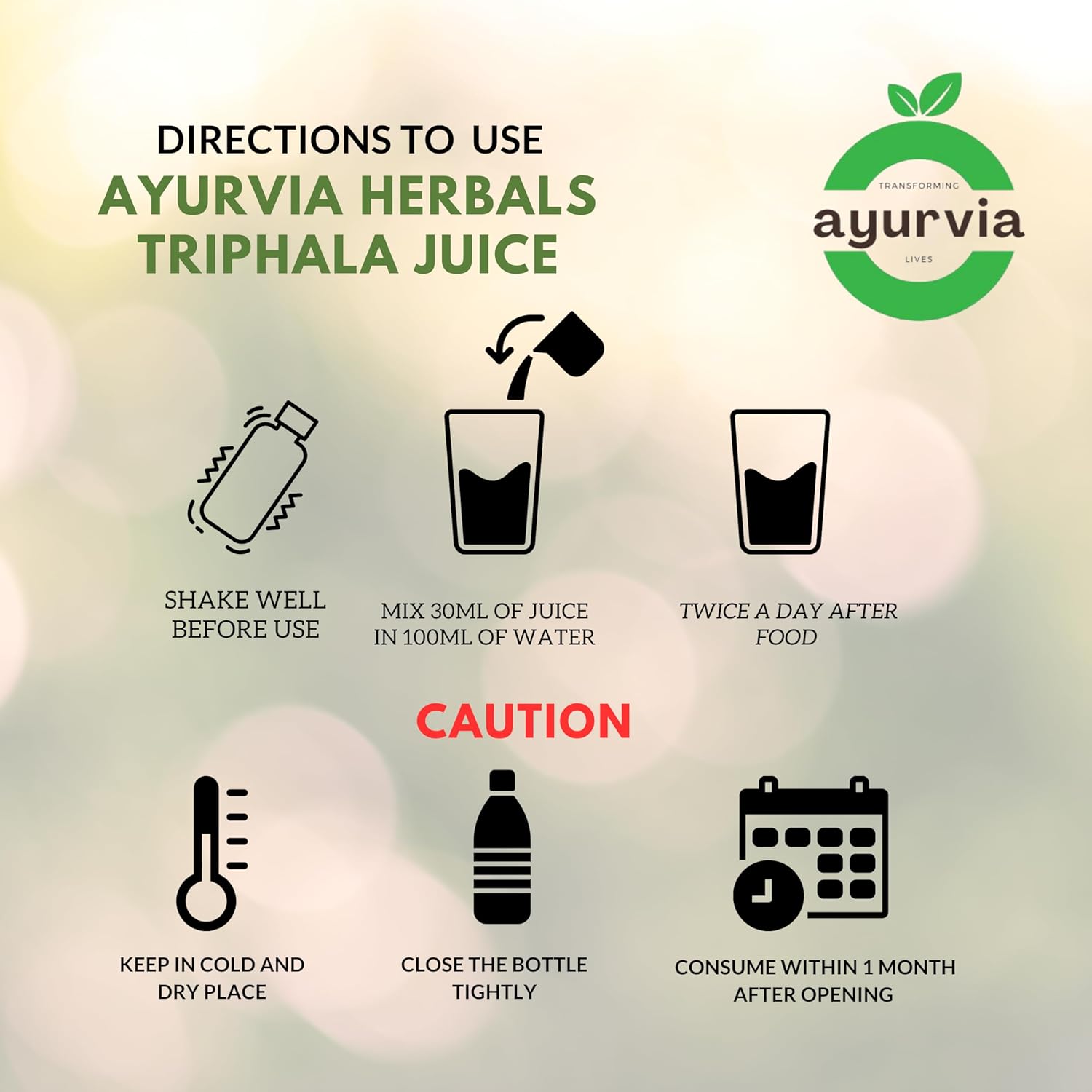 Ayurvia Triphala Juice 1L – 100% Ayurvedic Digestive Health, Relieves Constipation, Natural, Gut Wellness | Weight Management Support Juice - Image 7